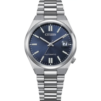 Citizen Мъжки часовник CITIZEN Tsuyosa Automatic NJ0200-50M, Сребрист / Син (CITNJ0200-50M)
