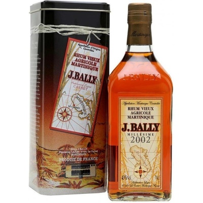 J. Bally Vieux Millésime 2002 43% 0,7 l (karton)