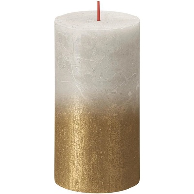 Bolsius Rustic Sunset 6,8 x 13 cm Sandy Grey / Gold