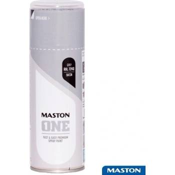 Maston One Spraypaint akrylová barva ve spreji 400 ml grey RAL 7040 hedvábný mat