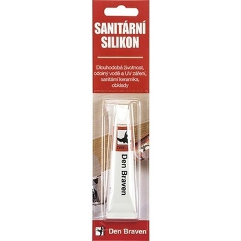 Den Braven sanitární silikon 25g bílý