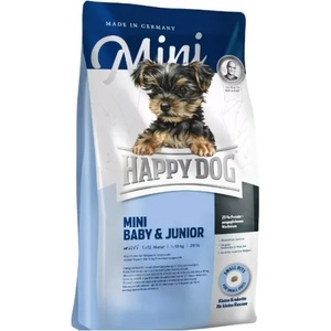 Happy Dog Mini - Baby & Junior - храна за малки, подрастващи кученца от дребни породи, до 1 година, 1 кг, Германия - 3409
