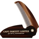 Captain Fawcett skládací hřeben na knír 11,5 cm