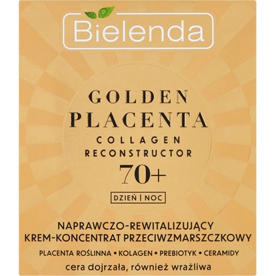 Bielenda Golden Placenta collagen Reconstructor krém proti vráskám 70+ 50 ml