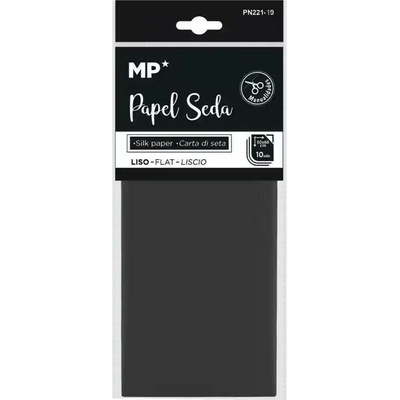 Hedvábný papír 50x66 cm, 17 g/m2, 10 listů - černý
