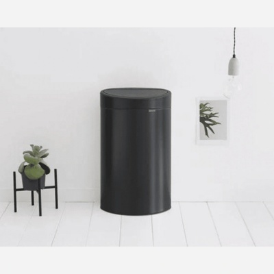 Brabantia Touch Bin NEW Brabantia matný čierny 40 l