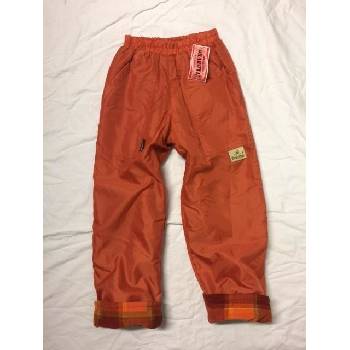 dětské kalhoty Veverkově oranžová