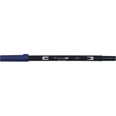 Tombow Маркер Tombow ABT Dual Brush 569 jet blue (ABT-569)