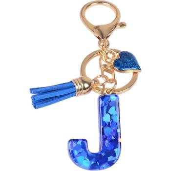 HARAHU Ключодържател Азбука - j / Тъмносиня kp37869 (37869)