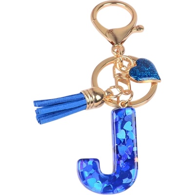 HARAHU Ключодържател Азбука - j / Тъмносиня kp37869 (37869)
