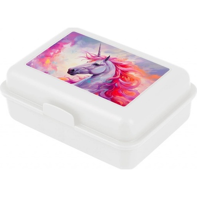 BAAGL Box na desiatu Jednorožec Kráľovstvo biela