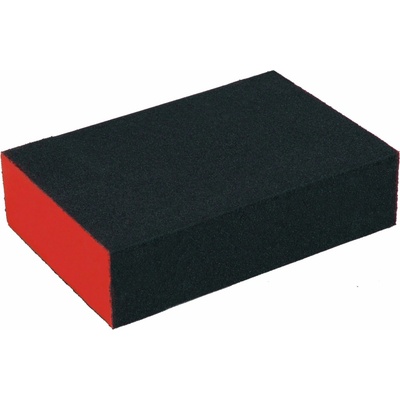 Brúsna špongia 100x70x25mm, P80, abrazívno-korundová EXTOL PREMIUM