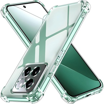 Techsuit Силиконов калъф с подсилени ръбове за Xiaomi 14 Pro - Прозрачен KP30982 (30982)