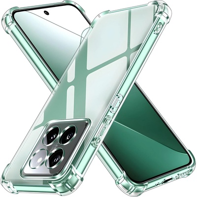 Techsuit Силиконов калъф с подсилени ръбове за Xiaomi 14 Pro - Прозрачен KP30982 (30982)