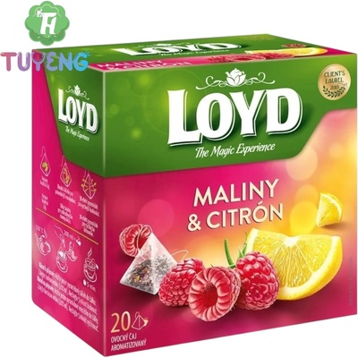 Loyd čaj malina citron pyramidový 20 x 2 g