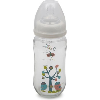 Cangaroo Стъклено шише за хранене с широко гърло 240 ml B0468 (103016)