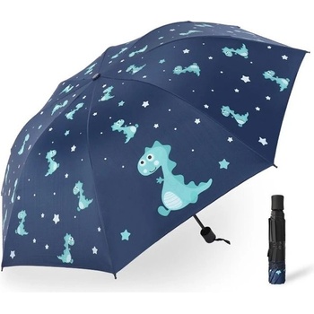Carla 22090507280604522s2 deštník dětský skládací s dráčkem tm.modrý