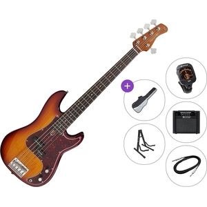 SIRE Marcus Miller P5R Alder-5 Premium SET Tobacco Sunburst 5-струнна бас китара