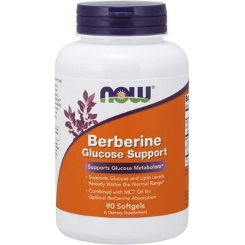 Now Foods Berberine Glucose Support 90 softgel kapslí