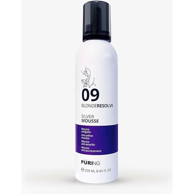 PÜRING 09 BLONDERESOLVE Silver Mousse 250 ml