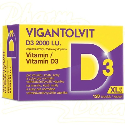 Vigantolvit Vitamin D3 2000 I.U. 120 tablet