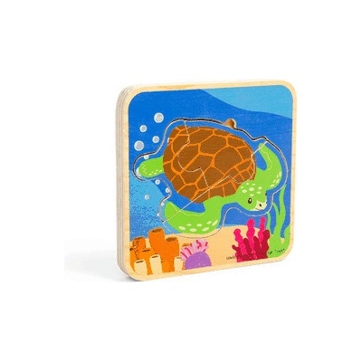 Bigjigs Toys Puzzle životní cyklus želvy