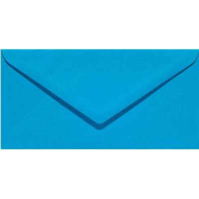 Плик цветен риб DL 110x220 mm 50 бр. Св. син (DL 110)