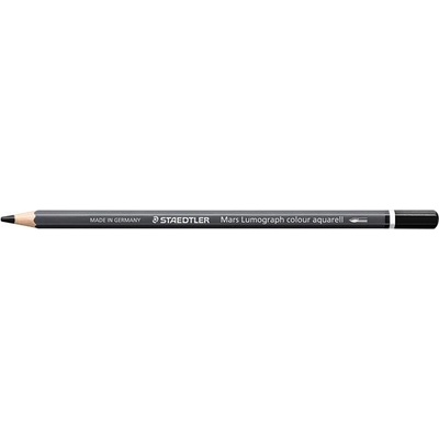 STAEDTLER Акварелен цветен молив, шестоъгълен, STAEDTLER "Mars Lumograph 104", черен 104-9 (104-9)