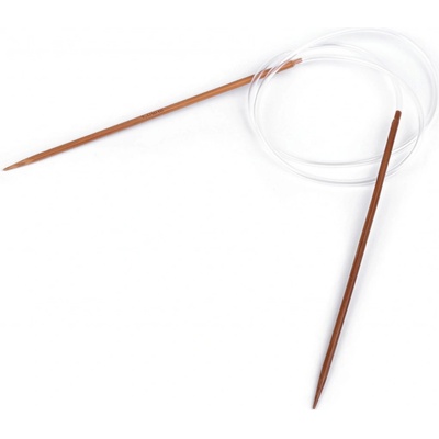 Kruhové jehlice bambusové č. 3; 3,5; 4; 4,5; 5; 5,5; 6; 6,5; 7; 8 Velikost: 3mm