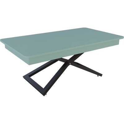 IVM BG Разтегателна маса Верона с повдигащ механизъм - зелен дъск блу