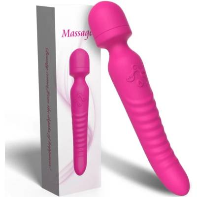 Вибриращ масажор с два края и нагряване, 22, 6см - Mission Massager Fuchsia (D-237976)