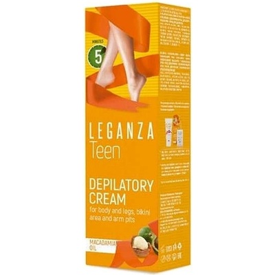 Leganza Depilační sada s makadamový olej 125 ml