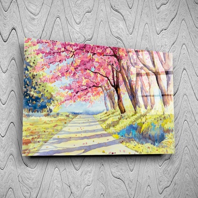 Art gift Стъклено АРТ пано - Романтична пътека