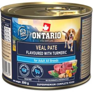 ONTARIO Консерва Ontario Adult телешко пате с вкус на куркума 200g (214-859839)
