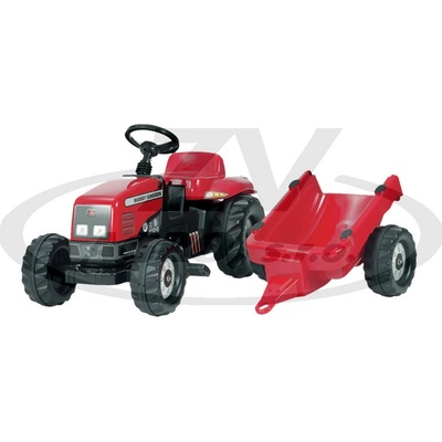 Rolly Toys Kid Massey Ferguson s přívěsem