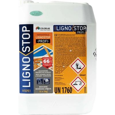 Colorlak a.s. Lignostop Profi (V-1051) 5L zelený