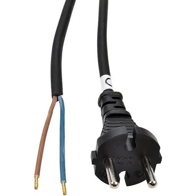 SOLIGHT PF33 Flexo šňůra, 2x 1,5mm2, gumová, černá, 5m – Zbozi.Blesk.cz