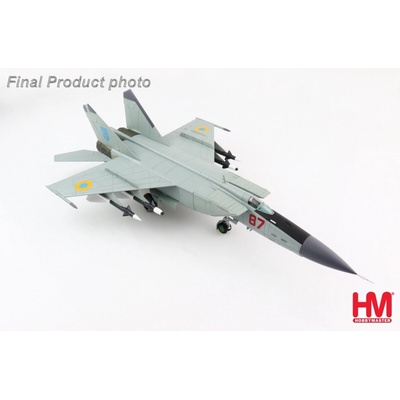 Hobby Master MiG-25PDS Foxbat-E Ukrainian Air Force 933rd FAR Red 87 Dnipropetrovsk-Kaydaki AB Ukraine 1995 1:72