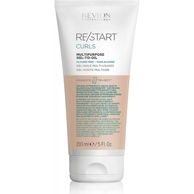 Revlon Professional Restart Curl s Multipurpose Gel-to-Oil gél pre kučeravé a vlnité vlasy 150 ml