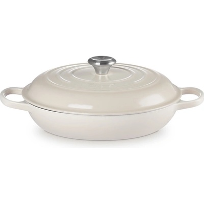 Le creuset Signature profi panvica s poklopom Krémová 30 cm