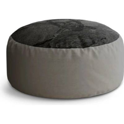 Sablio Taburet Circle Vikingové Stone: 38x48 cm