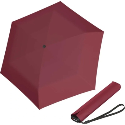 Knirps US.050 ultra light slim manual Bordeaux lehký skládací plochý deštník bordó