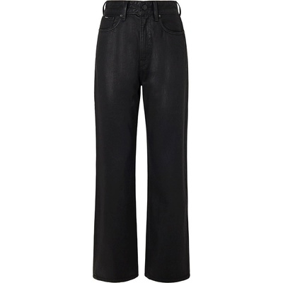 Pepe Jeans Coated Straight Fit Jeans - Black