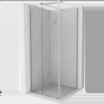 Mexen Velar плъзгаща се душ кабина 90 x 90 см, прозрачна, матиран никел - 871-090-090-01-97 (871-090-090-01-97)