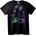 NOONEBRAND Тениска Joker Неон Графика - 5XL, Black