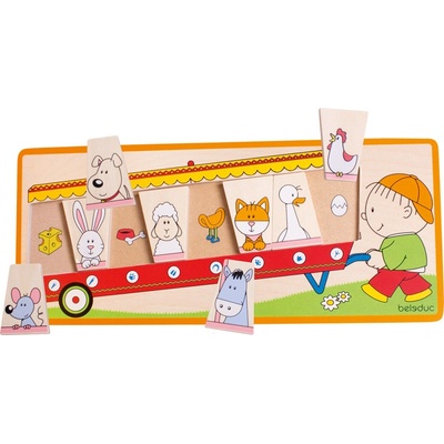 Beleduc vkládací puzzle Zvířátka