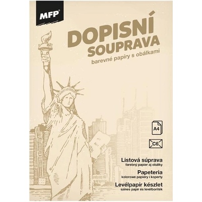Dopisní souprava MFP - New York, 10 listů + 5 barevných obálek