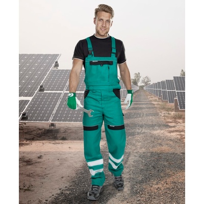 Ardon H8935 cool trend reflexné nohavice s trakmi zelené
