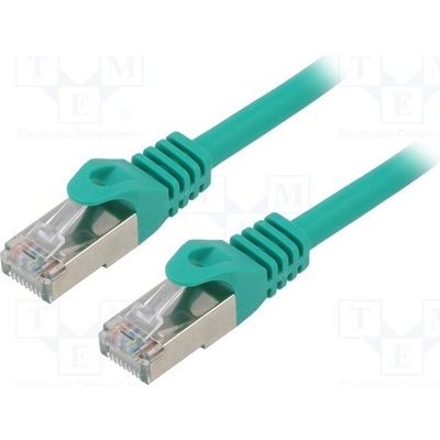 Gembird PP6A-LSZHCU-G-15M Patch S/FTP Cat 6a RJ45 vidlice z obou stran lanko Cu