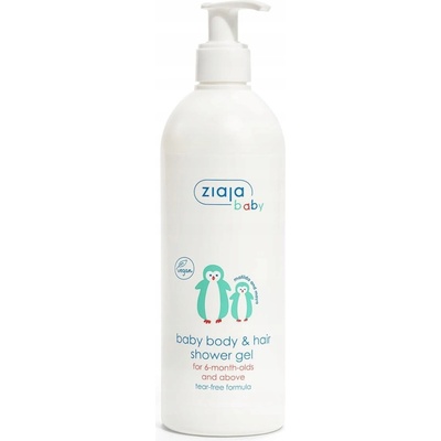 Ziaja Ziajka sprchový gél na telo a vlasy 2v1 Children and Infants Over 6 Months of Age 400 ml